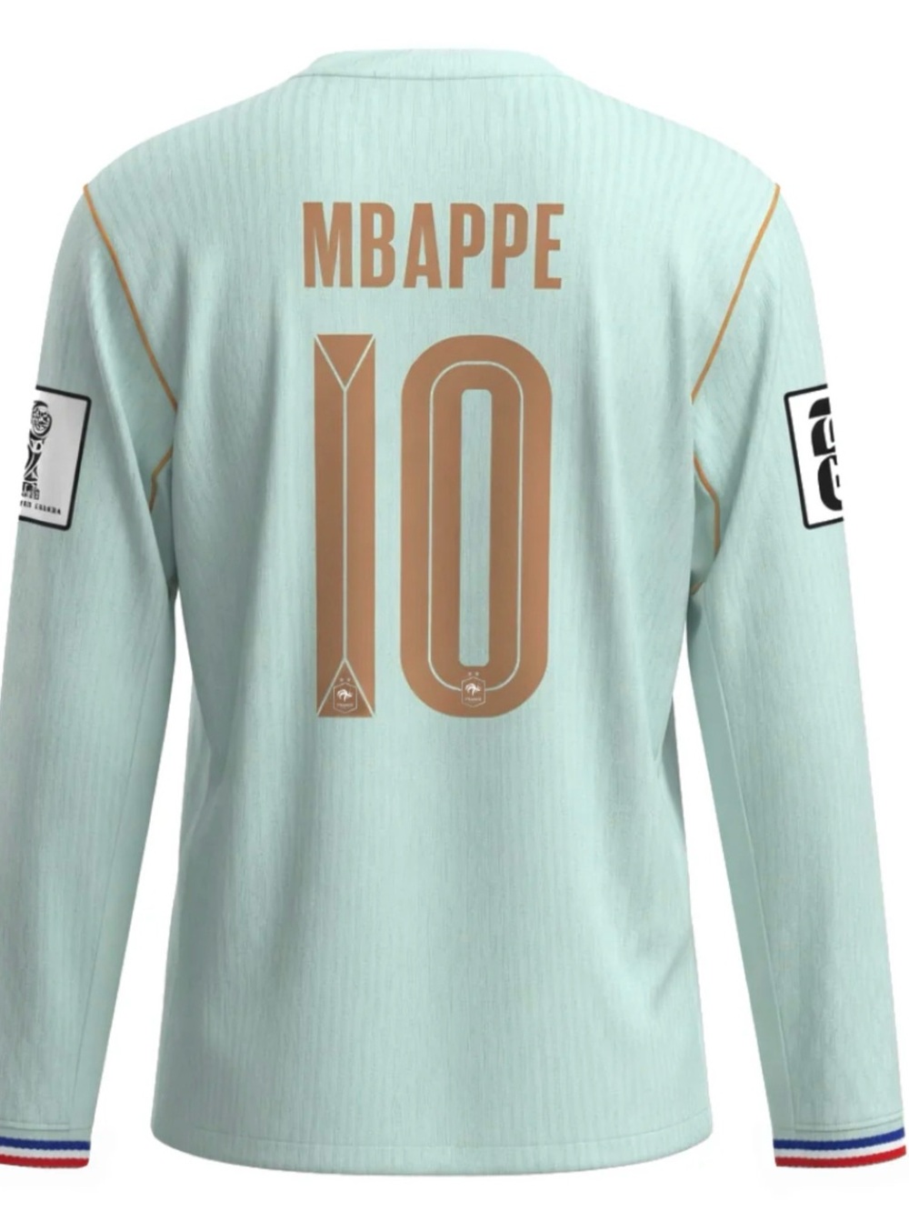 FRANCE Nike MBAPPE #10 FIFA WORLD CUP 2026 Away Long Sleeve Jersey Size XL WOW!!